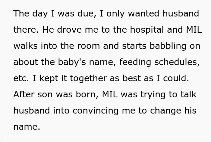 "Get Out": New Mom Kicks Out MIL After She Tries To Change Newborn’s Name, Family Turns On Her "Get Out": New Mom Kicks Out MIL After She Tries To Change Newborn’s Name, Family Turns On Her