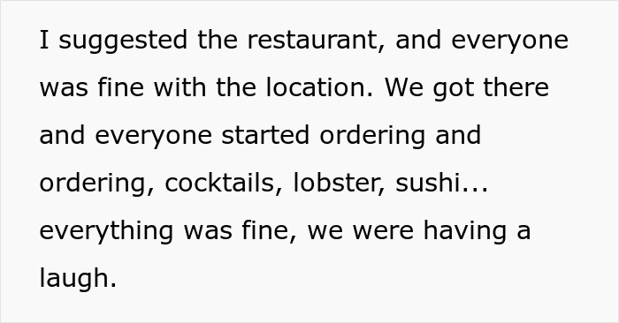 Man Refuses To Pay $825 Bill After Friend&rsquo;s Guests Go Crazy With Ordering