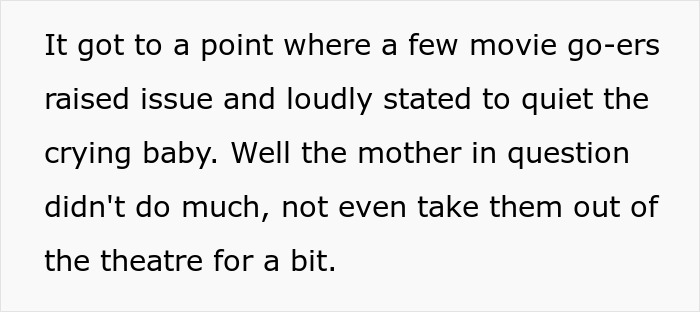 Baby Keeps Crying At The Movie Theater, Frustrated Guy Loses It And Yells At The Mom