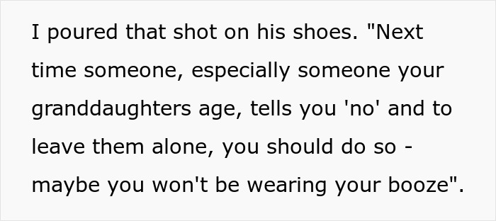 Man Can&rsquo;t Understand No For An Answer, Woman Agrees On Him Buying Her A Drink, Dumps It On His Shoes