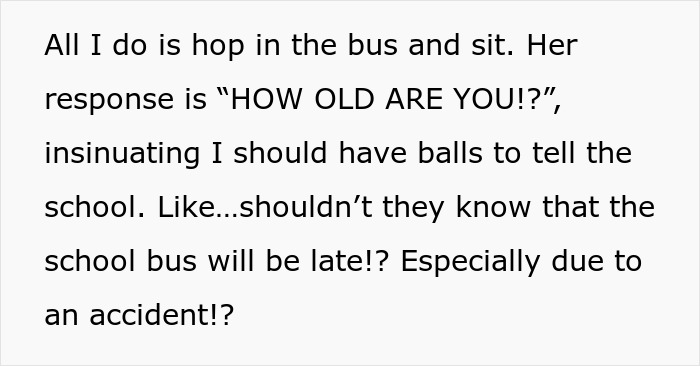 Student Mad Over 5 Days Of Detention After Their School Bus Is Late And They &ldquo;Fail&rdquo; To Report It