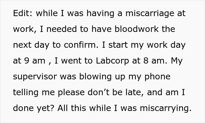 Employee Is Told To Reschedule Her Surgery Because Another Worker Will Be On Vacation That Day Employee Is Told To Reschedule Her Surgery Because Another Worker Will Be On Vacation That Day