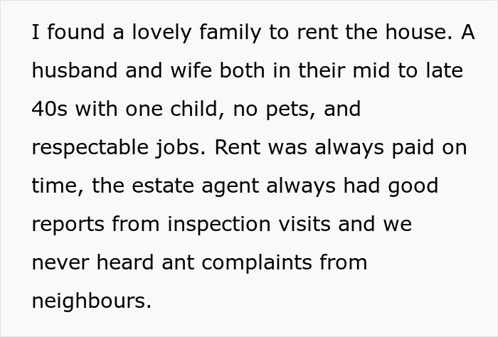 Woman Called Selfish For Wanting To Come Back To Her Own House After Renting It For 14 Years