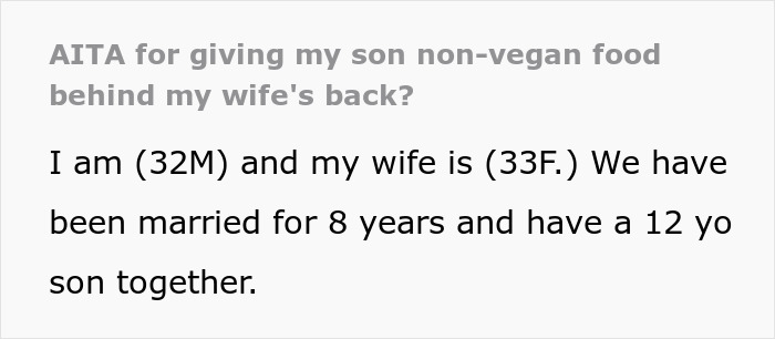 Mom Freaks Out After Finding Out Her Son Has Been Getting Non-Vegan Snacks From Dad