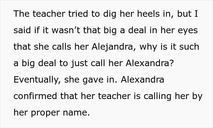 Mom Asks If She Is Wrong For Not Backing Down On Her Child&rsquo;s Teacher Calling Her The Proper Name 