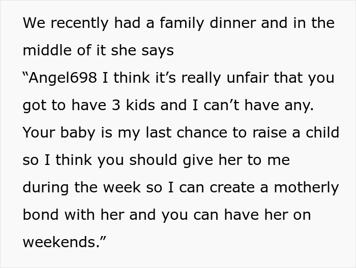 &ldquo;You Can Have Her On Weekends&rdquo;: SIL Loses It At Family Dinner, Demands Custody Over Baby