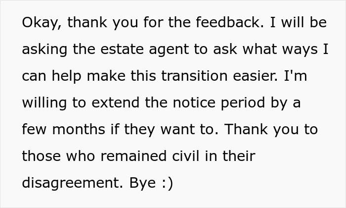Woman Called Selfish For Wanting To Come Back To Her Own House After Renting It For 14 Years
