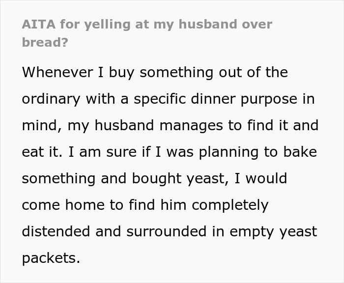 “Saw My Husband Chewing”: Wife Is Done With Man’s Non-Stop Ruining Of Ingredients “Saw My Husband Chewing”: Wife Is Done With Man’s Non-Stop Ruining Of Ingredients