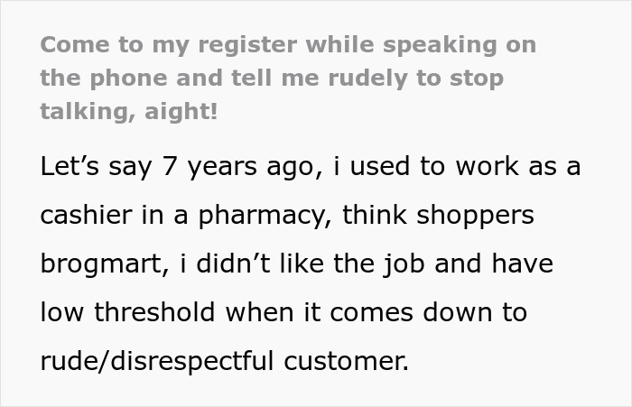 Cashier Maliciously Complies With Clients Who Keep Talking On Phone And Gesture At Him To Shut It