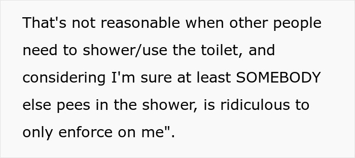 Woman Laughs In Guy's Face After He "Bans" Her From Using The Shower On Her Period Woman Laughs In Guy's Face After He "Bans" Her From Using The Shower On Her Period