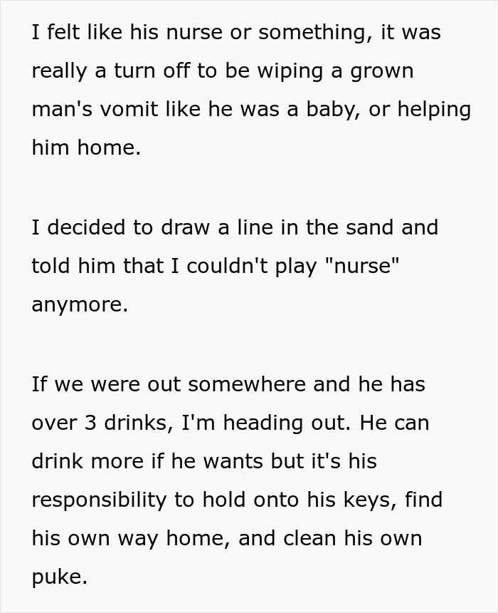 Woman Has Had Enough Of Her BF Repeatedly Drinking Too Much, She Leaves Him To Handle It Alone Woman Has Had Enough Of Her BF Repeatedly Drinking Too Much, She Leaves Him To Handle It Alone
