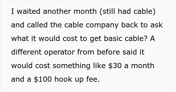 Person Maliciously Complies With Company Claiming They Don’t Have Cable Person Maliciously Complies With Company Claiming They Don’t Have Cable