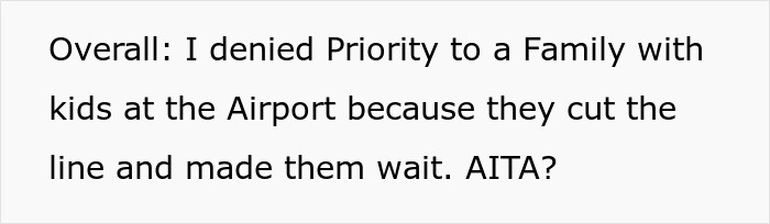 Airport Worker Serves Up A Dose Of Reality To Over-Entitled Family Cutting In Line Airport Worker Serves Up A Dose Of Reality To Over-Entitled Family Cutting In Line