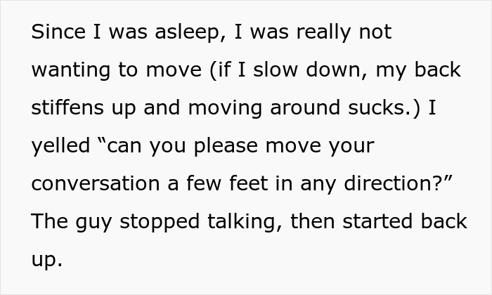 Guy Gets Woken Up By A Loud Phone Conversation Outside, Turns On Air Compressor To Put An End To It