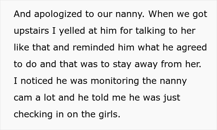 Nanny Quits Job After Husband Sees Her Naked And Doesn't Leave Her Alone