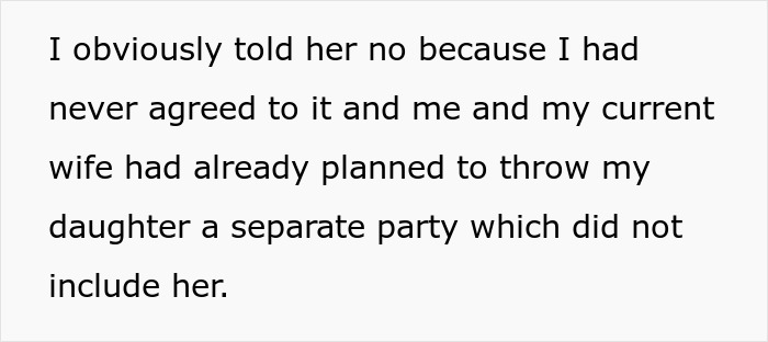 Guy&rsquo;s Ex Picks The Place For Their Daughter&rsquo;s 15th Birthday Party, He Refuses To Fund It