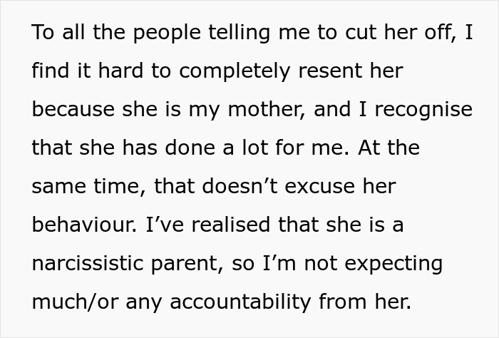 Woman Wants To Show Mom How Messed Up She Was With Her 'Food Rules' By Enforcing Them On Her