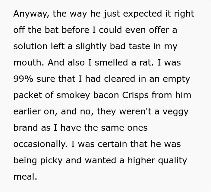 Flight Attendant Maliciously Complies With Fake Vegetarian’s Order, Makes Him Regret His Lies Flight Attendant Maliciously Complies With Fake Vegetarian’s Order, Makes Him Regret His Lies