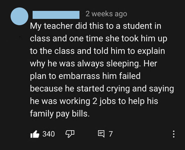 Teachers Need To Understand Students Don’t Always Sleep In Class Just Cuz Of Laziness