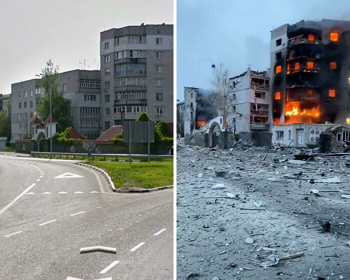 Borodyanka, Ukraine – Before The War And Yesterday