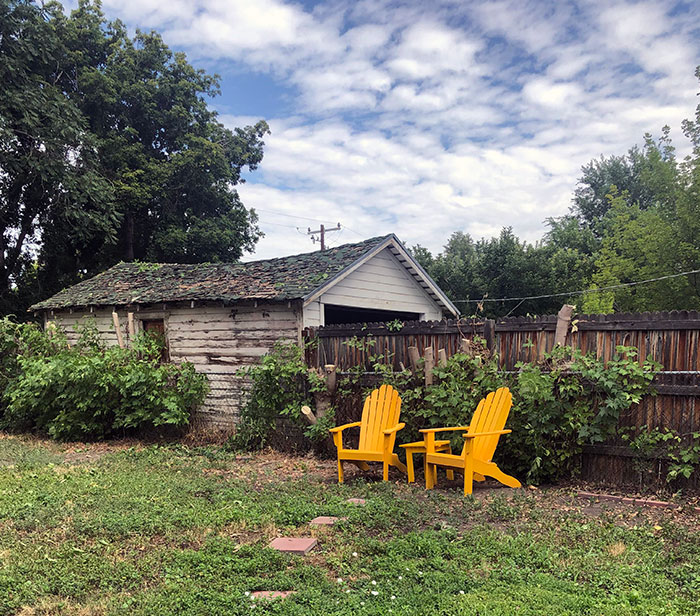 The Neighbors Cut Down The Shade Trees In My Yard Without Permission And Now I Have To Look At Their Ugly Garage Which Was Not Visible Before