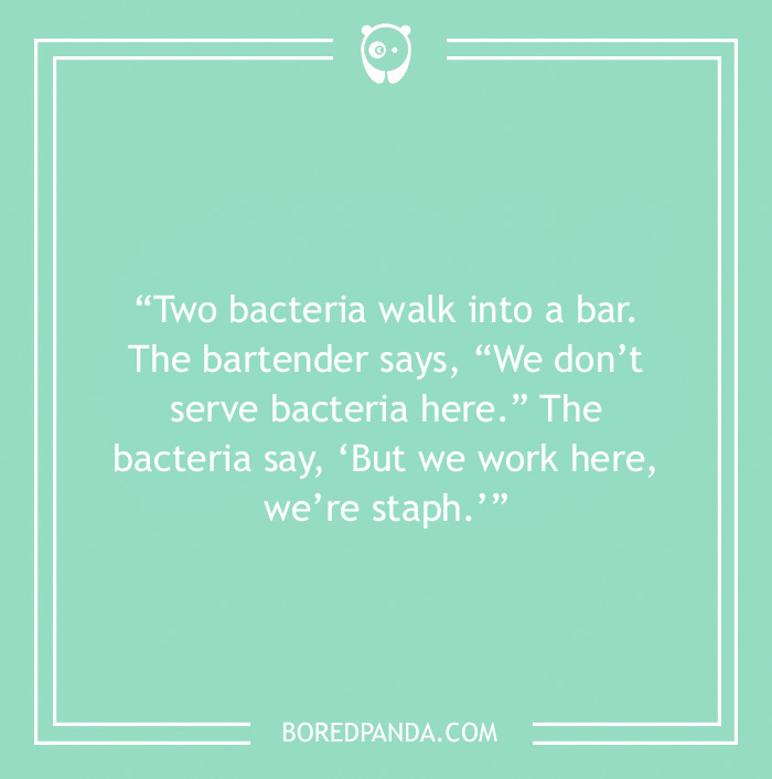 Bar joke about two bacteria 