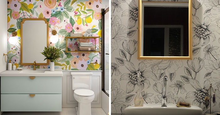 33 Trendy Bathroom Wallpaper Ideas to Elevate Your Space