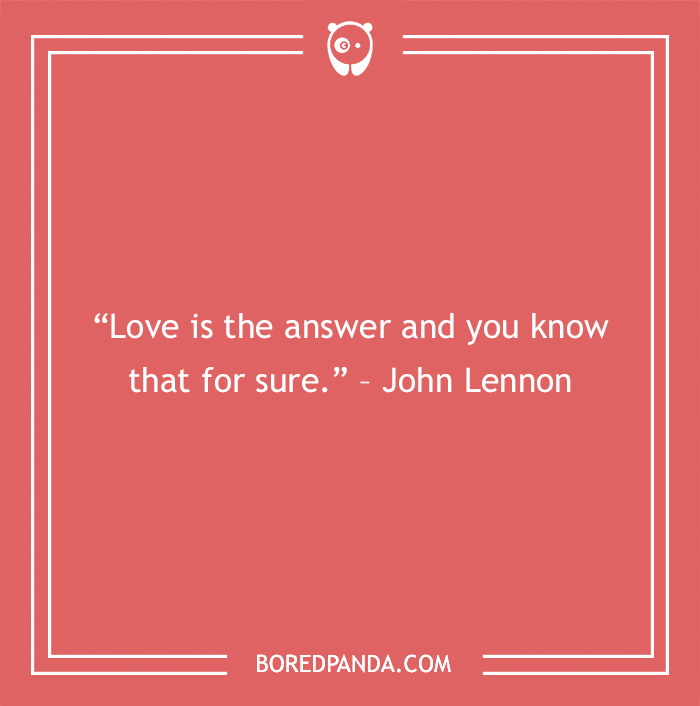 John Lennon quote about love