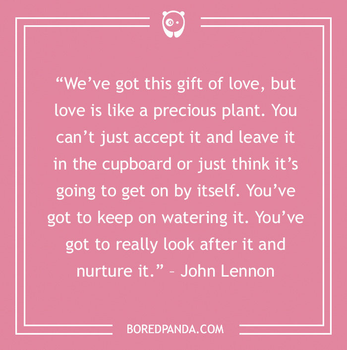 John Lennon quote about love