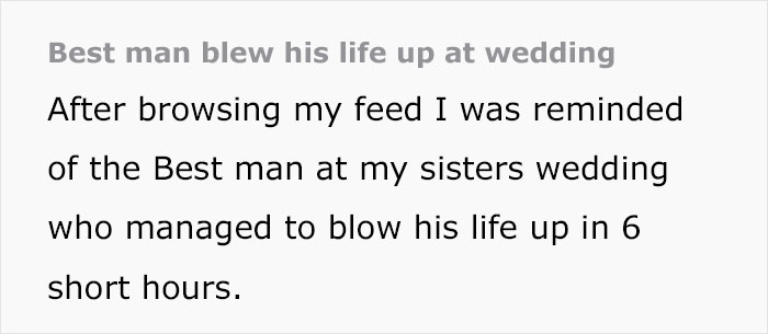 &ldquo;This Guy Blew His Life Up In Less Than 6hrs&rdquo;: Best Man Makes The Worst Decisions
