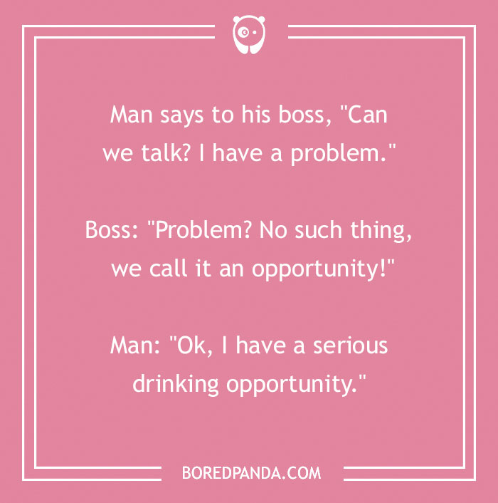 Not the kind of opportunity I wanted