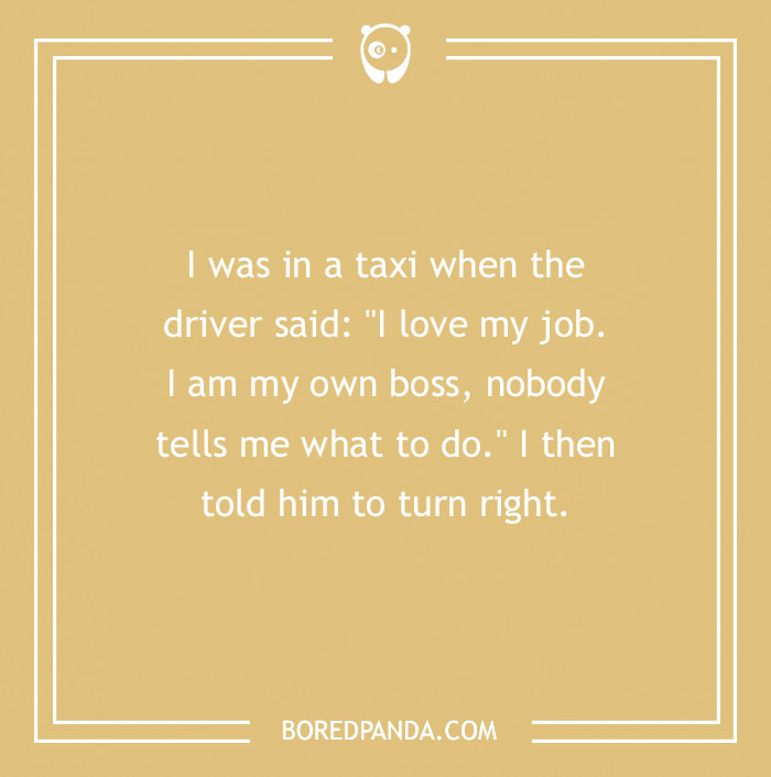 Freedom Comes With Backseat Drivers