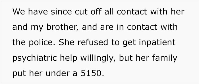 Mom Shares Horrifying Story About Brother-In-Law's GF Who Thinks She's Their 3 Y.O.
