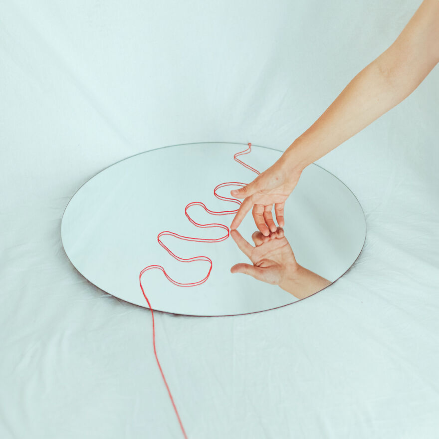 "Follow The Red Line": My Photography Project Is A Follow-Up Of My Inner Journey, And Here's The Result (5 Pics)