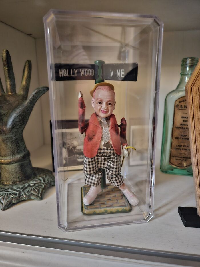 Wind Up Tin Fred Astaire From 1945 Occupied Japan, Given To Me By My Boyfriend For My Birthday