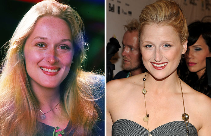 Meryl Streep And Her Daughter, Mamie Gummer, In Their Twenties