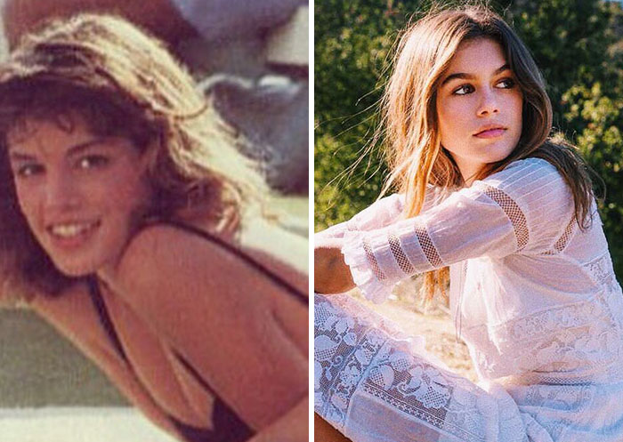 Cindy Crawford And Kaia Gerber At Age 16