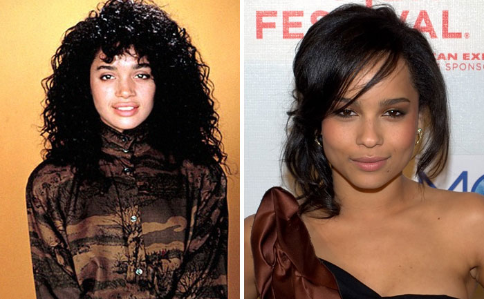 Lisa Bonet And Her Daughter, Zoë Kravitz, In Their Early Twenties