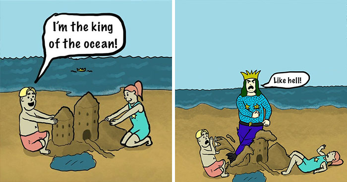 35 Funny And Dark Comics With Unexpected Twists By “Machine Yearning” (New Pics)