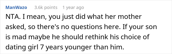 Mom Bans Alcohol For Her Son’s 18-Year-Old Girlfriend, Family Drama Ensues Mom Bans Alcohol For Her Son’s 18-Year-Old Girlfriend, Family Drama Ensues