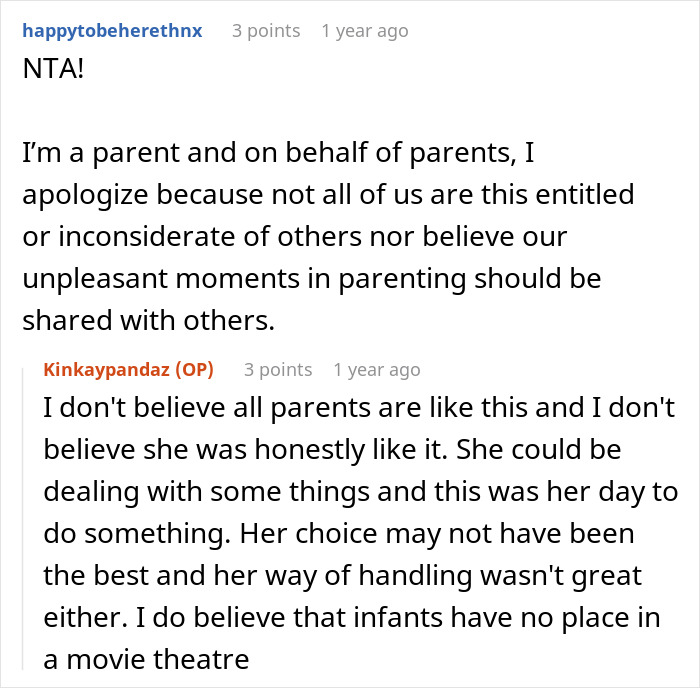 Baby Keeps Crying At The Movie Theater, Frustrated Guy Loses It And Yells At The Mom