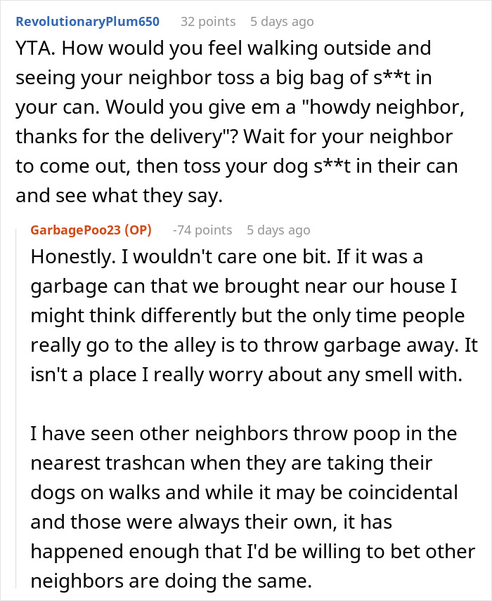 Woman Throws Dog Waste In Her Neighbors&rsquo; Bins And Doesn&rsquo;t See The Problem With It, BF Ends It
