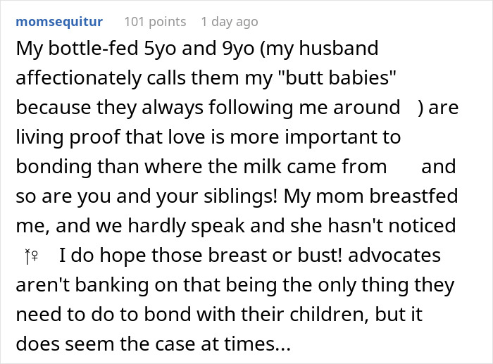 Woman Gets Blasted For Formula Feeding Her Kids By Local Mom, Years Later Gets Petty Revenge