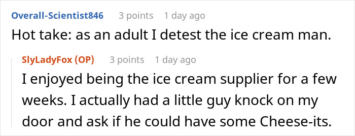 “Kiddo Returned A Little... Sad”: Ice Cream Man Scams Kid, Mom Gets Involved To Deliver Karma Cake “Kiddo Returned A Little... Sad”: Ice Cream Man Scams Kid, Mom Gets Involved To Deliver Karma Cake