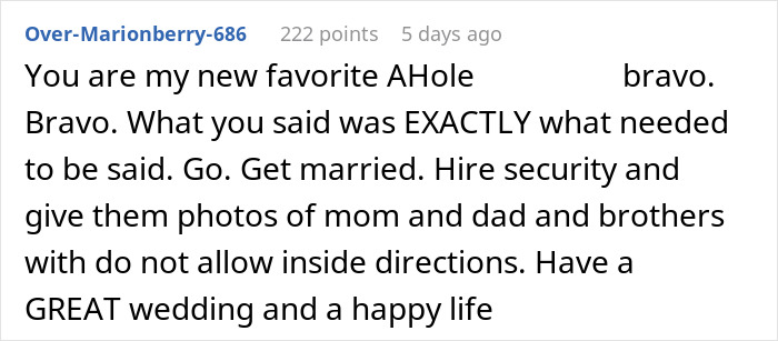 Parents Demand Daughter Plan Her Wedding Around Brothers&rsquo; Needs, Get Uninvited And Blocked