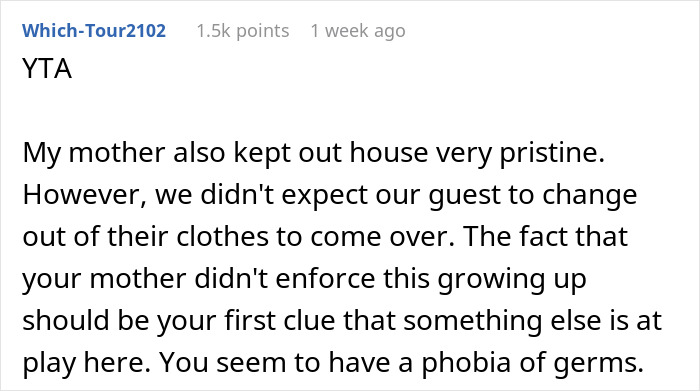 Man Can’t Accept That His One House Rule Is “Excessive And Unreasonable,” The Internet Disagrees