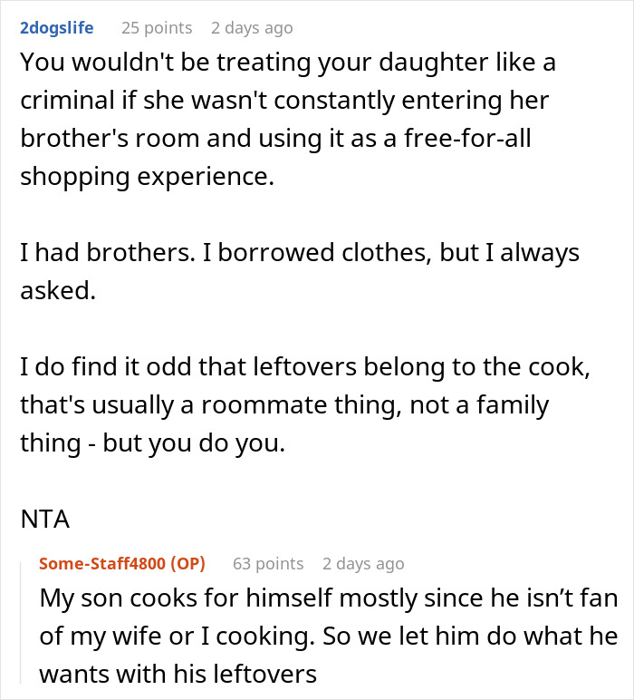 &ldquo;My Daughter Is Very Clearly Upset&rdquo;: Sister Keeps Stealing From Brother, Dad Buys Him A Lock