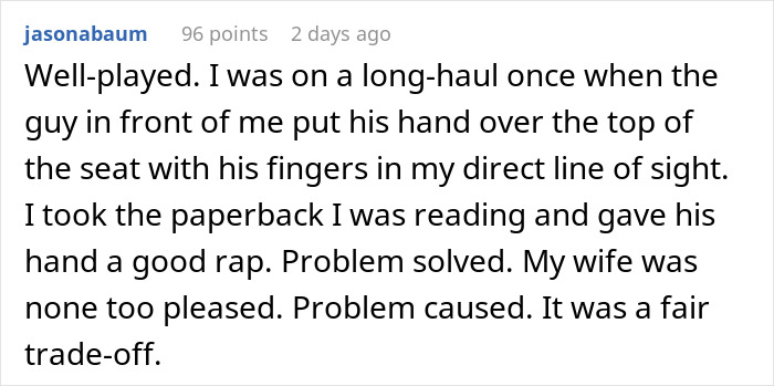 Petty Revenge: Guy Won't Stop Shaking Passenger's Seat In Front Of Him On Plane, Gets Nasty Surprise