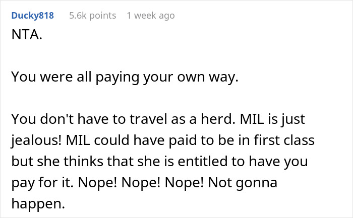Guy&rsquo;s Sweet Surprise For His GF Turns Sour After MIL Gets Mad For Being Excluded From 1st Class