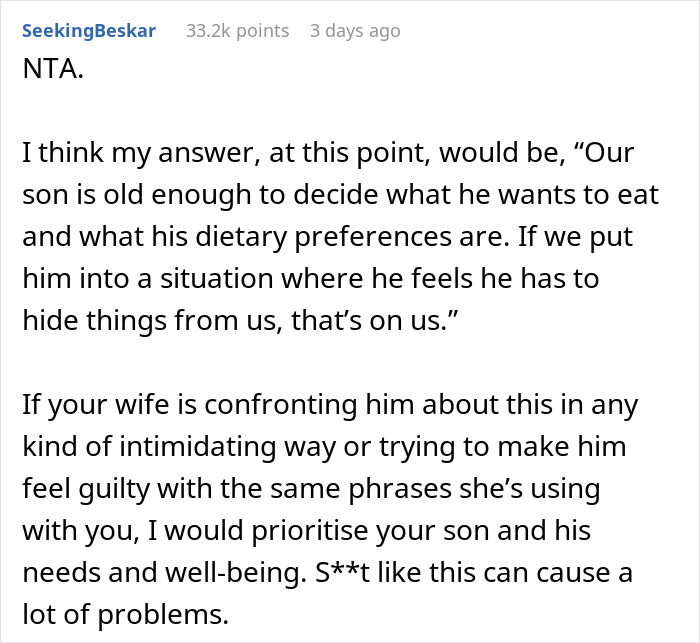 Mom Freaks Out After Finding Out Her Son Has Been Getting Non-Vegan Snacks From Dad